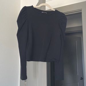 Zara ruffle sweater